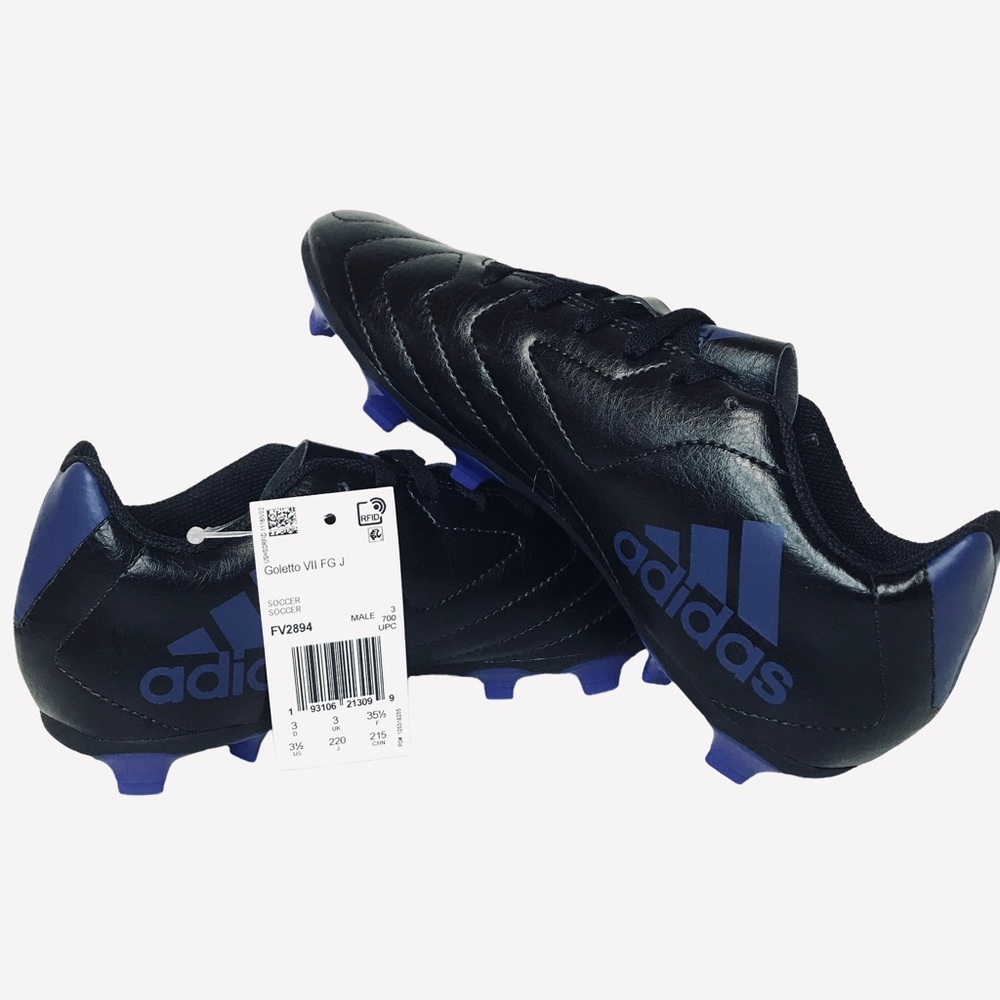 Adidas Unisex-Child Goletto VII Firm Ground Cleats Football Shoes Little Kid 10K - Picture 9 of 11